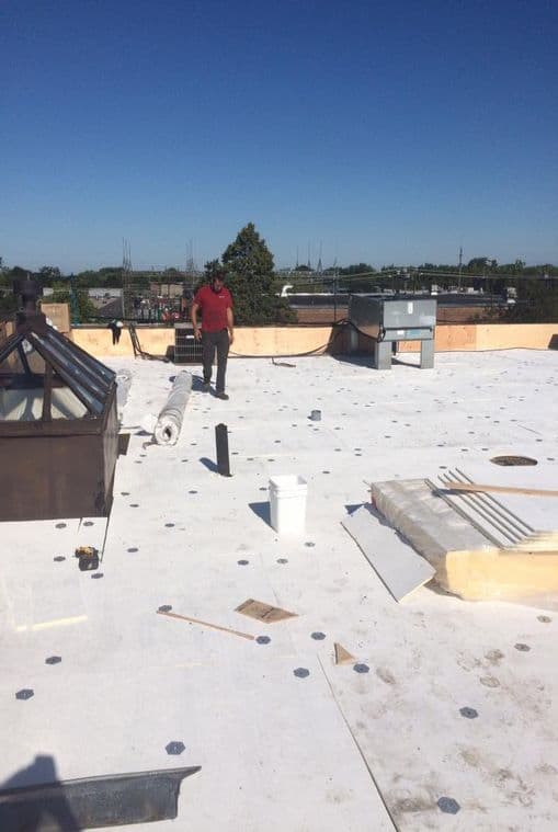 Membrane EPDM blanche